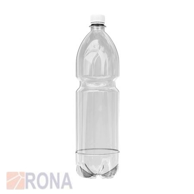 Бутылка ПЭТ 1л с крышкой d28мм прозрачная 100шт/кор