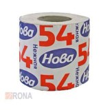 Туалетная бумага 1-слойная Нова 54 Россия