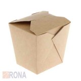 Коробка картонная для лапши, 460мл, прямоугольная, 65*80*100мм, склеенная, 420 штук в коробе
