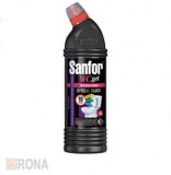 Чистящее ср-во Sanfor WC Black gel 750мл 
