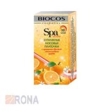 Платочки бумажные 3-слойные Biocos арома-цвет апельсиновое дерево 10 шт/уп
