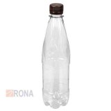 Бутылка ПЭТ 0,5л с крышкой d28мм прозрачная 100 шт/кор